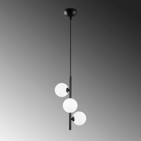 Chandelier Domino – Preto e Branco – 36 x 36 x 46 cm