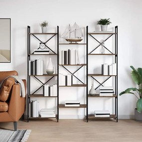 vidaXL Estante Carvalho Sonoma 156 x 25 x 167 cm Madeira processada