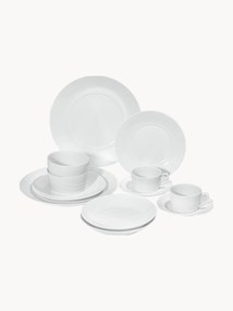 Conjunto de loiça em porcelana artesanal Cosmopolitan, 2 pessoas, conjunto de 14