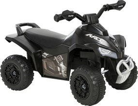 HOMCOM Quadriciclo para Crianças Carro Andador Infantil com Luzes e Música Desenho Inovador Carga 20kg 67,5x38x44 cm Preto | Aosom Portugal