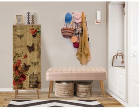 Conjunto de Mobiliário de Entrada Filinta – Sonomo Stone – Sapateira (