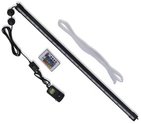 41209 vidaXL Lâmpada para aquário RGB bolhas RGB 71 cm