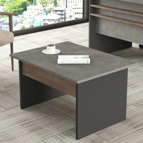 Mesa de Centro VS2 – Castanho, Cinza, Antracite – 80 cm x 46,3 cm
