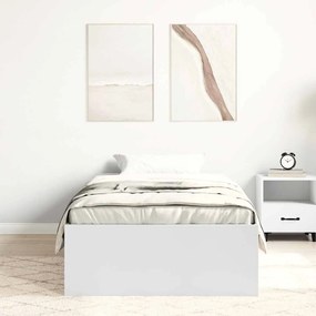 Estrutura de cama solteiro 75x190 cm branco