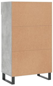 Sapateira 60x35x105 cm derivados de madeira cinzento cimento