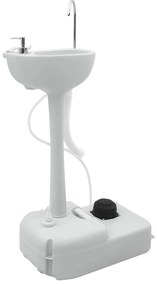 Mesa de Camping vidaXL Cinza Fresco