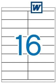 Etiquetas Autocolantes 105x35mm 100 Folhas Apli