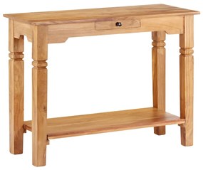 Mesa consola 100x40x76 cm madeira de acácia maciça