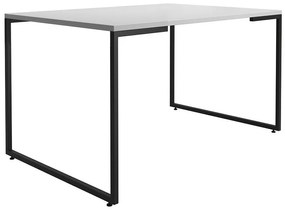 Mesa de Jantar PORTO ONE – 135x90x75 cm – Metal Preto e Tampo em MDP B