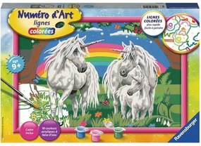 Desenhos para Pintar Ravensburger In The Land Of Unicorns