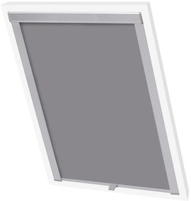 Persiana de enrolar opaca cinzento FK06