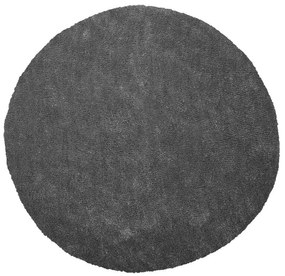 Tapete redondo cinzento escuro ⌀ 140 cm DEMRE Beliani