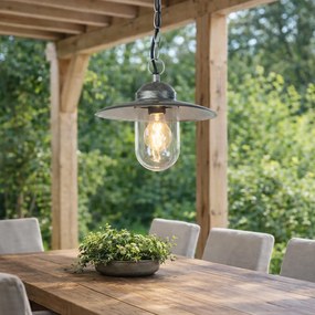 Candeeiro de suspensão industrial zinco IP44 - Munich