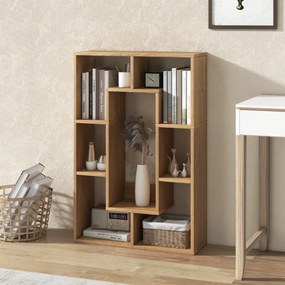 Estante sala geométrica de 7 cubos 60 x 20 x 90 cm Natural