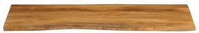Tampo de mesa c/ borda viva 140x60x2,5 cm mangueira maciça
