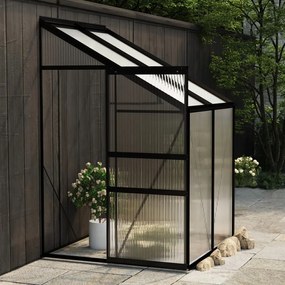 vidaXL Estufa 2,7 m² alumínio antracite