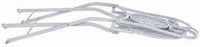 3 pcs conjunto bistrô em aço branco acinzentado