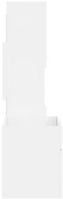 3pcs conj. móveis casa banho derivados madeira branco brilhante