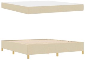 Cama Box Outros Preto e Marrom e Branco 180 x 200 cm tecido