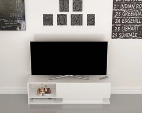 Móvel TV Damla – Branco – 120x35x31,8 cm