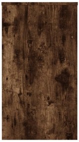 Secretária 90x40x72 cm derivados de madeira cor carvalho fumado