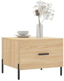 Mesa de centro 50x50x40 cm derivados de madeira carvalho sonoma