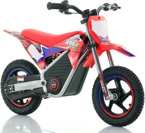 Mini moto eléctrica Warrior 150W MX150 12/12 Até 15 km/h C/ Limitador Vermelha
