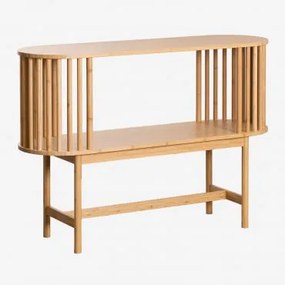 Consola De Entrada Em Bambu Connery Natural & ↑80 Cm - Sklum