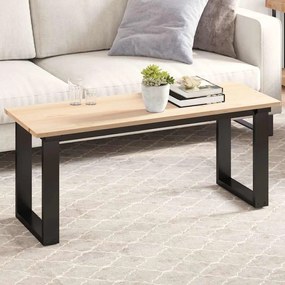 vidaXL Tampo de mesa retangular 110x40x1,7 cm pinho maciço