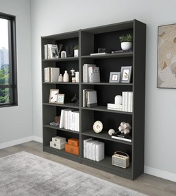 Estante Bigs – Cinzento Escuro – 160 cm x 180 cm x 28 cm