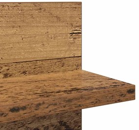 Prateleiras de Parede 2 pcs Madeira Antiga 80 x 11.5 x 18 cm