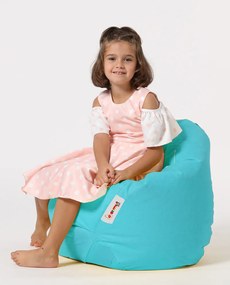 Puff de Jardim Premium Kids – Turquesa – 60x60x25 cm | Tribo Home