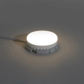 Conjunto de 5 lâmpadas LED GX53 reguláveis em 3 níveis 9W 900 lm 3000K