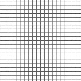 Cerca de Fio Soldado com 13 Postes Cinza 1x50 m Aço