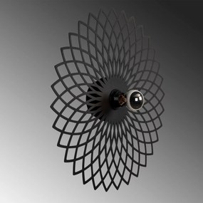 Candeeiro de Parede Fellini – Preto – 50 x 12 x 50 cm