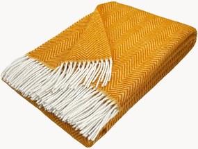 Manta em lã com padrão em ziguezague Tyrol