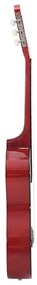 12 pcs conjunto de guitarra acústica cutaway com 6 cordas 38"