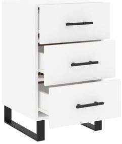 Mesa de cabeceira 40x40x66 cm derivados de madeira branco
