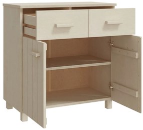 Aparador HAMAR 79x40x80 cm pinho maciço castanho-mel