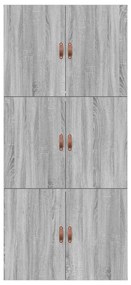 Cama com Arrumação vidaXL Cinza Sonoma 100x200 cm