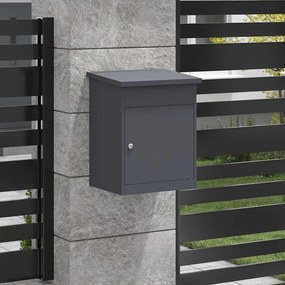 Caixa para entrega de pacotes Antracite 44 x 35 x 59 cm Aço