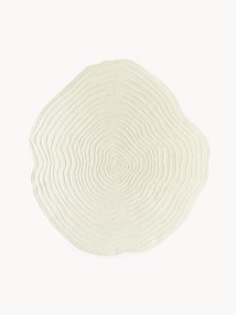 Tapete em lã artesanal com forma orgânica Niria