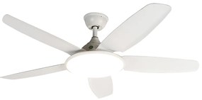 LED Ventilador de teto branco com comando remoto - Vifte Moderno