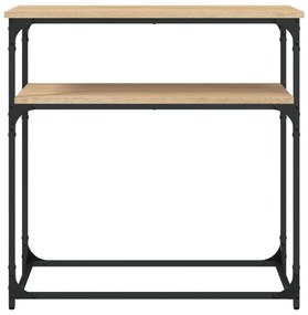 Mesa consola 75x35,5x75 cm derivados de madeira carvalho sonoma