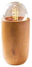 Candeeiro de Mesa Kavuk – Madeira – 10 x 10 cm