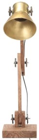 Candeeiro secretária industrial redondo 58x18x90cm E27 bronze