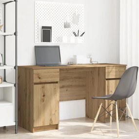 Mesa vidaXL Artisan Carvalho 140x49x76 cm Madeira de engenharia