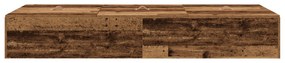 Cama de Armazenamento vidaXL Madeira Velha 80x200 cm