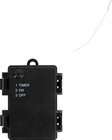 Holofote de chão de néon de Natal Boneco de neve branco Incl. LED com temporizador IP44 - Fura