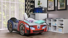 Cama Infantil Crianças Oferta Colchão Espuma Racing Car Herois 140 x 70 - Prime Car